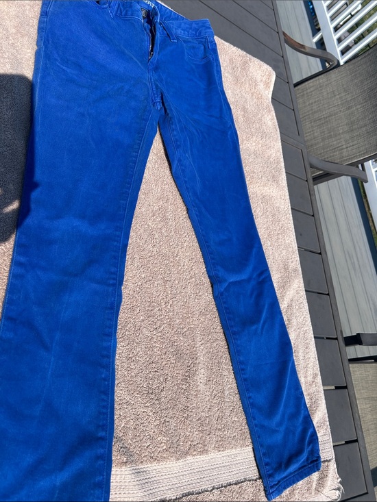 Banana Republic Denim - Women's Size 26P Banana Republic Vibrant Blue Skinny Jeans straight ankle